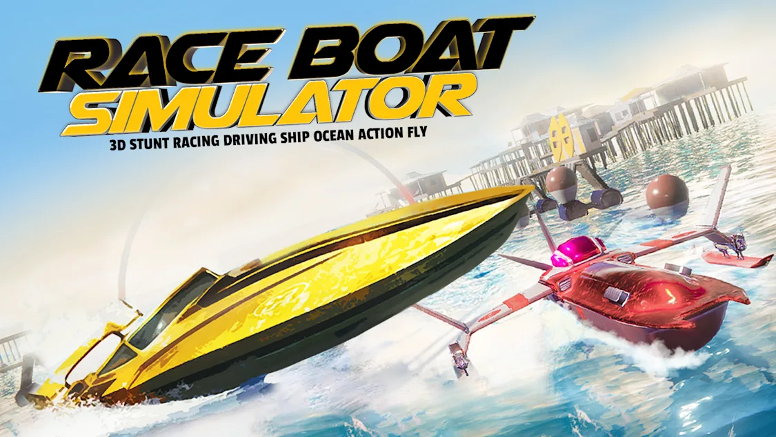 Race Boat Simulator – 3D Stunt Racing Driving Ship In Ocean